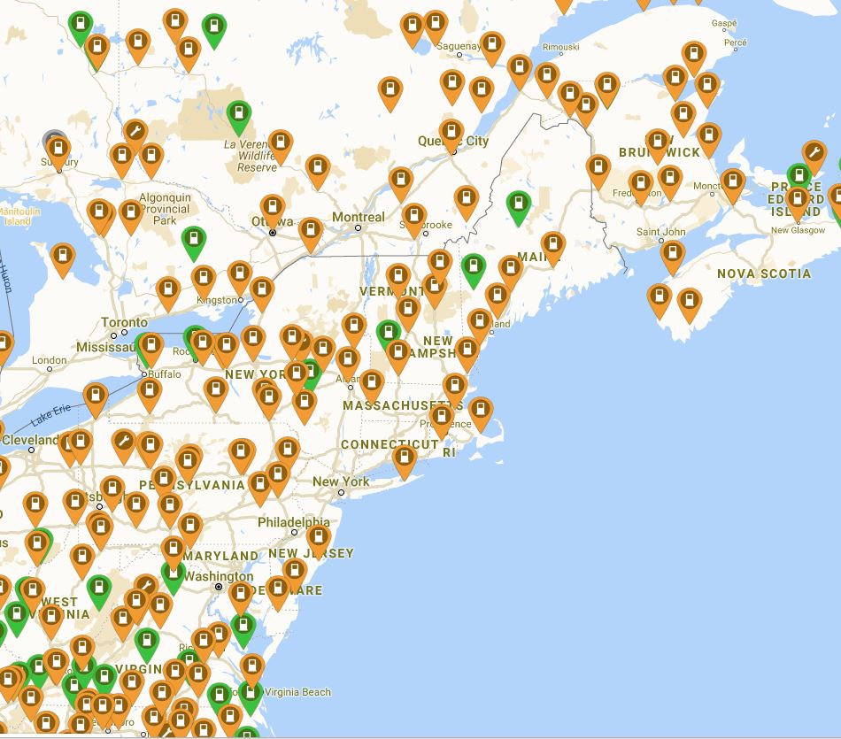Electric Vehicle Chargers in Maine Cleaner Transportation
