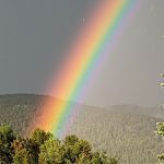 rainbow over Bigelow
