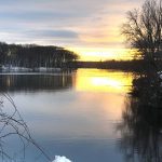 Kennebec River on winter solstice