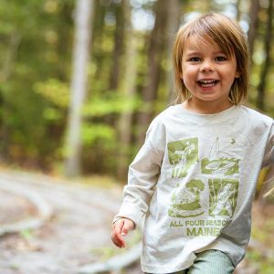 toddler wearing NRCM tee